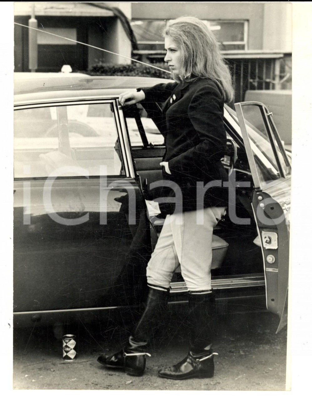 1970 LONDON Principessa Anna d'Inghilterra in tenuta da equitazione *Foto 14x18
