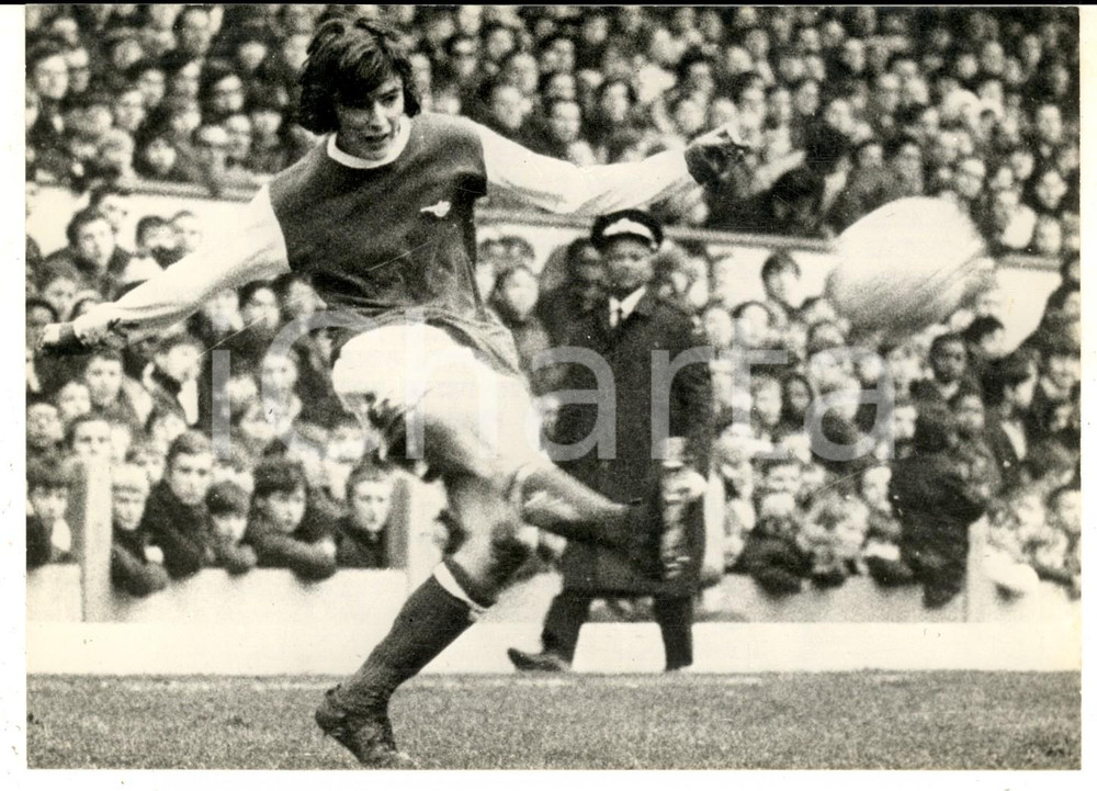 Fotografia d epoca originale 1970 CALCIO ARSENAL FOOTBALL CLUB Peter MARINELLO il giocatore piÃ¹ costoso Foto 1