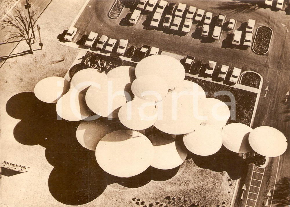 Fotografia d epoca originale 1964 OKLAHOMA CITY New branch of STATE CAPITOL BANK Drivein Bank Foto 18x12 cm 1