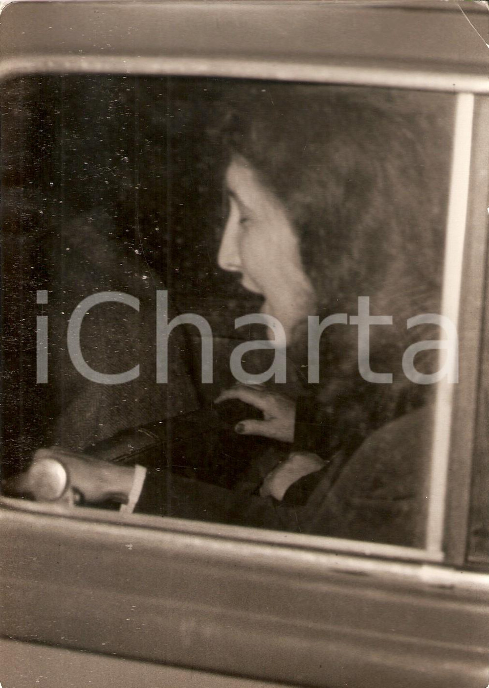 Fotografia d epoca originale 1954 ROMA Anna Maria MONETA CAGLIO al processo a Silvano MUTO Foto 13x18 cm 1
