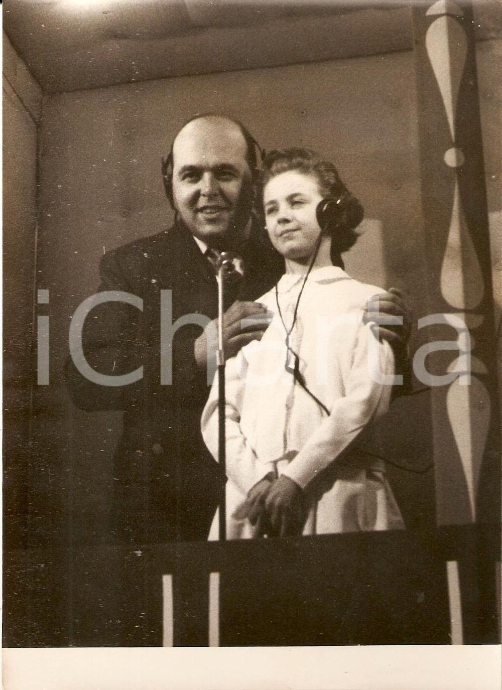 Fotografia d epoca originale 1956 LASCIA O RADDOPPIA Pierluigi PELLEGRINI vince i 5 milioni Foto 13x18 cm 1