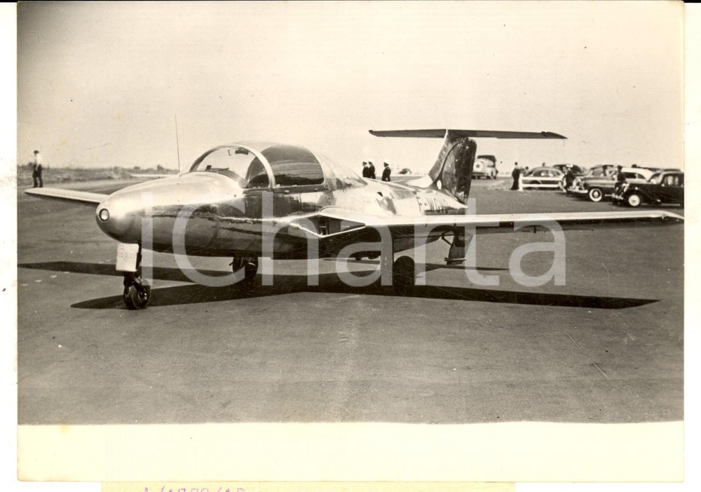 Fotografia d epoca originale 1947 MELUNVILLAROCHE Quadriplace civil Ã  rÃ©action MORANE SAULNIER 760 Photo 1