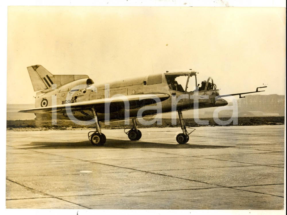 Fotografia d epoca originale 1957 BRITISH AVIATION The SHORT SC. 1 first vertical takeoff plane Photo 1