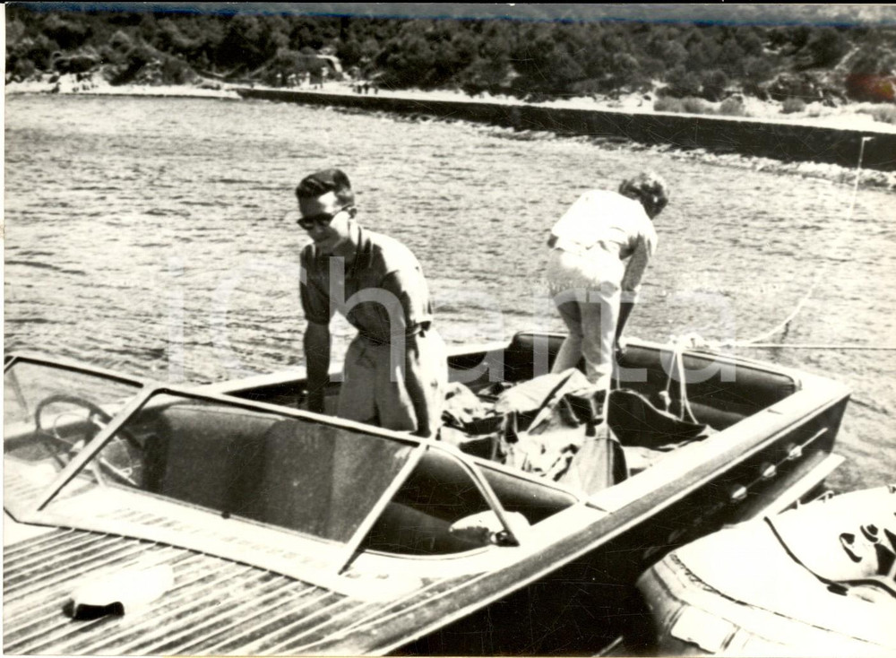 Fotografia d epoca originale 1959 BORMESLESMIMOSAS Roi Baudouin avec se soeur Joséphine Charlotte Photo 1