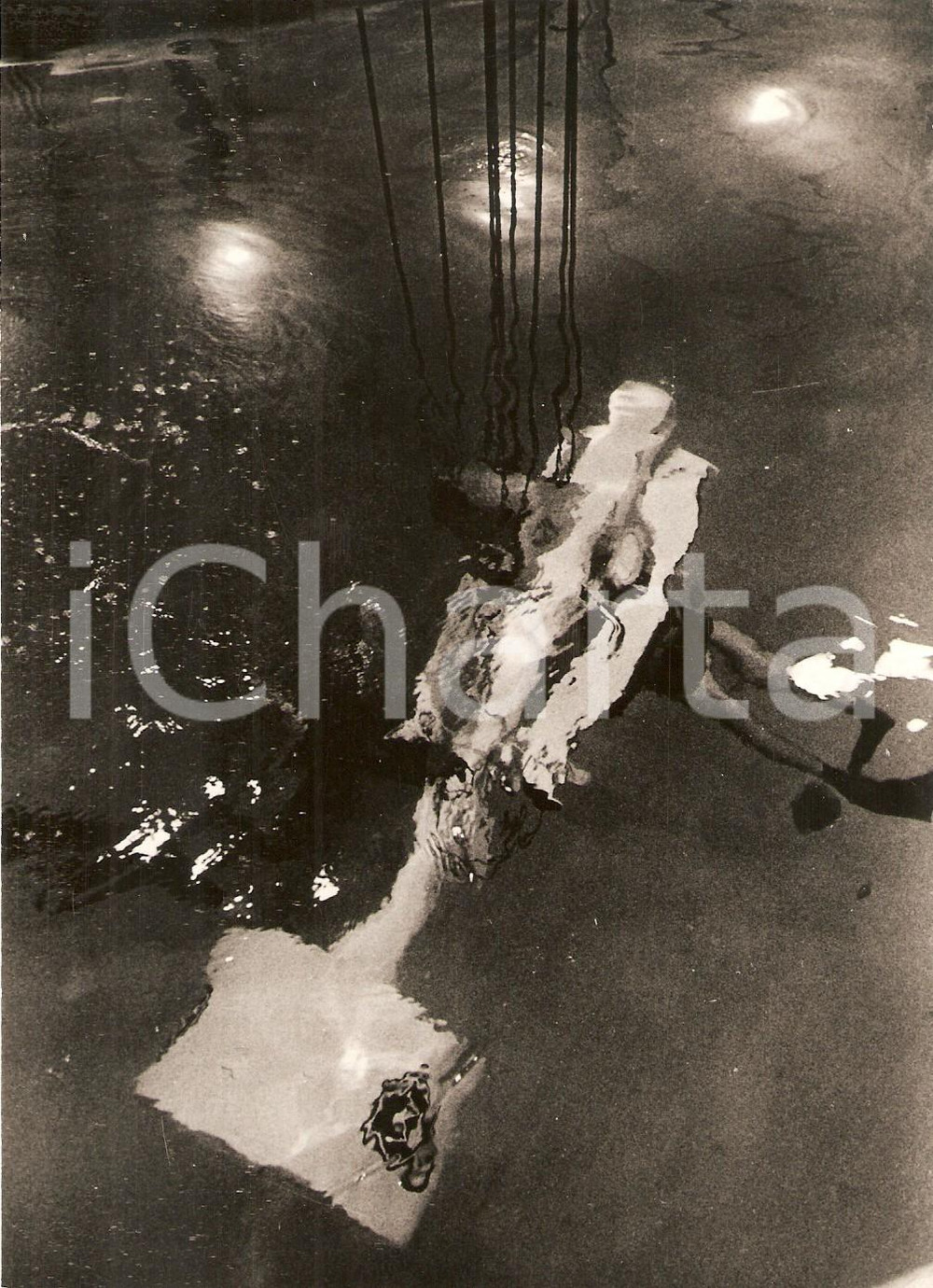 Fotografia d epoca originale 1968 ANNAPOLIS  WESTINGHOUSE ELECTRIC Prova di congegno ecogoniometrico Foto 1