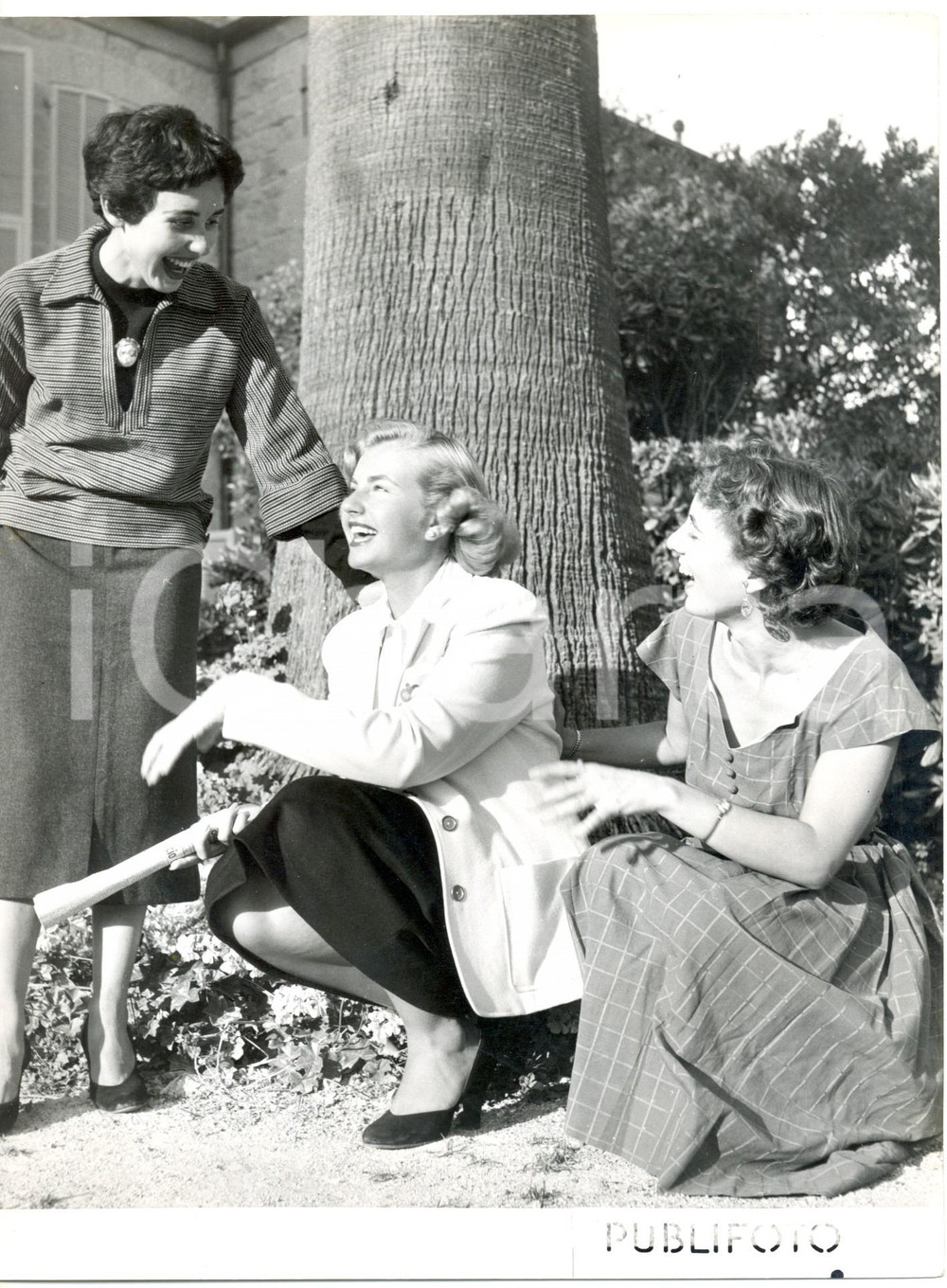 Fotografia d epoca originale 1953 BORDIGHERA Scuola Bel Canto Gail QUINTEL Marilyn DALLOLIO Barbara CUSUMANO 1