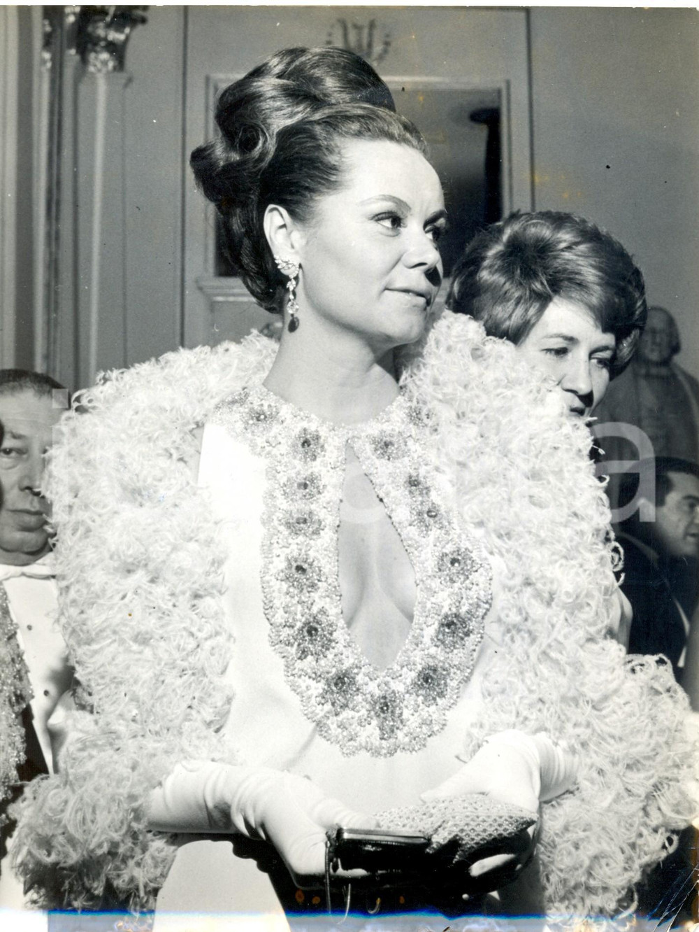 Fotografia d epoca originale 1965 MILANO TEATRO ALLA SCALA Inaugurazione stagione lirica  Nini ALBERINI Foto 1