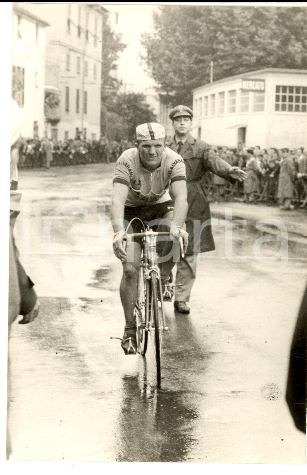 Fotografia d epoca originale 1960 CICLISMO Giro dell Appennino  Corridore della SALVARANI Foto 12x18 1