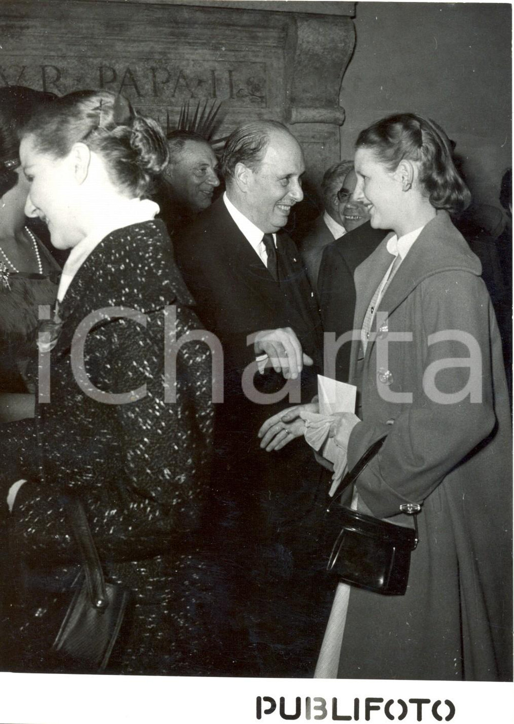 Fotografia d epoca originale 1954 ROMA  Balletto SADLER S WELLES  Ritratto di Salvatore REBECCHINI Foto 1