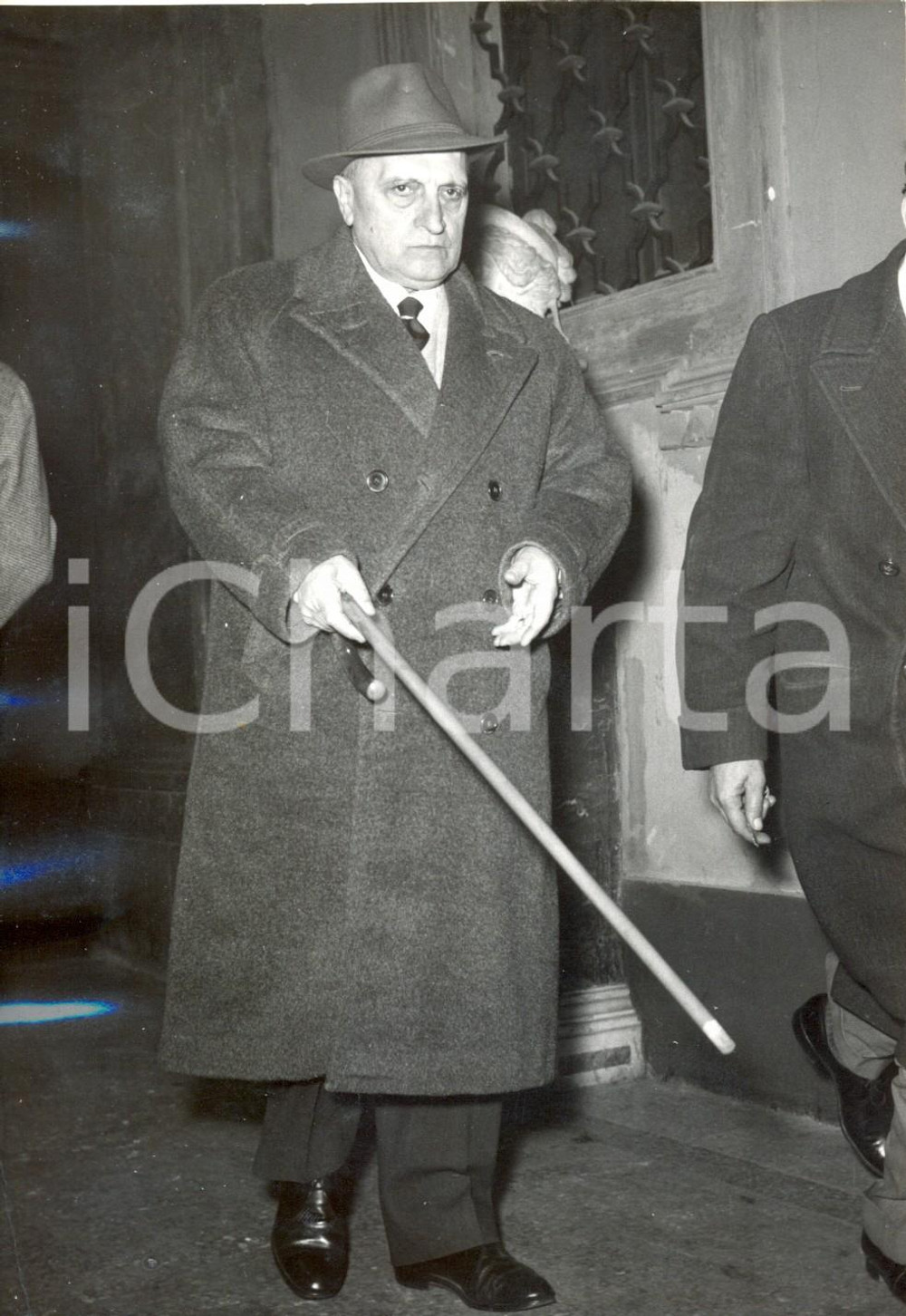 Fotografia d epoca originale 1959 ROMA  DEMOCRAZIA CRISTIANA  Ritratto Attilio PICCIONI Foto 13x18 cm 1