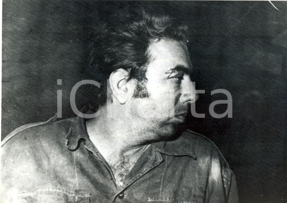 Fotografia d epoca originale 1973 SINAI  GUERRA DELLO YOM KIPPUR  Colonnello Assaf YAGURI prigioniero 1