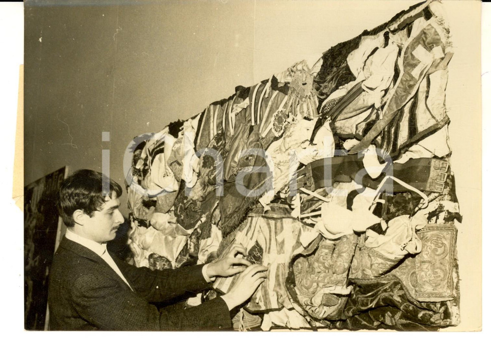 Fotografia d epoca originale 1962 PARIS Theatre RECAMIER Exposition Le nouveau RÃ©alisme  Sardanapale PHOTO 1