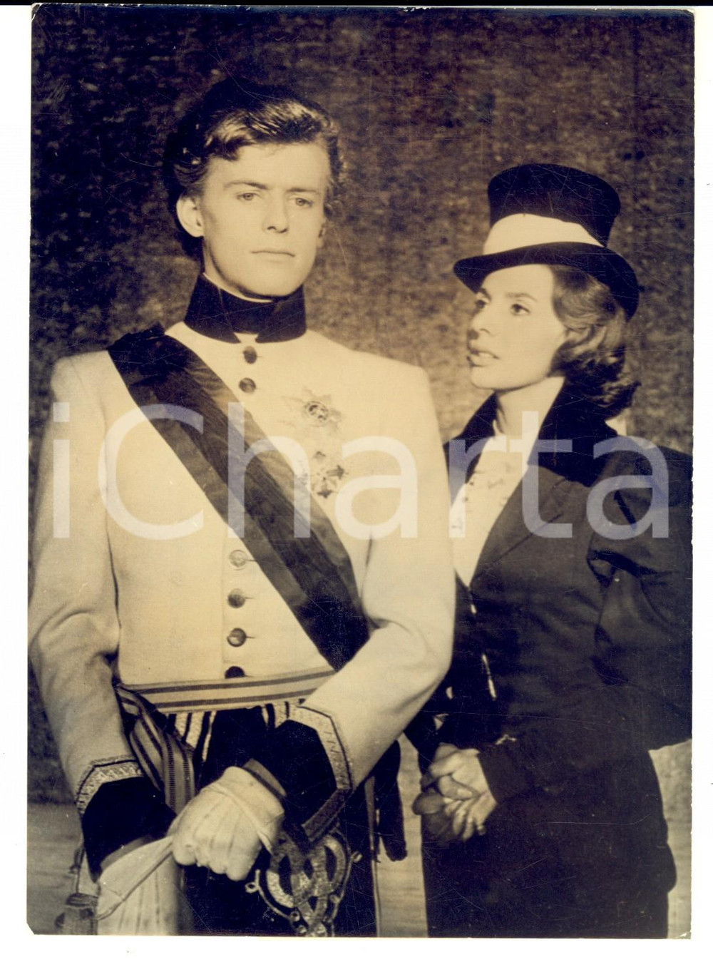 Fotografia d epoca originale 1961 CINEMA NapolÃ©on II, l aiglon  Bernard VERLEY et Eliane PATRICK Photo 1