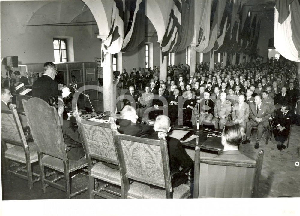 1957 MILANO Museo Scienza e Tecnica Enrico MATTEI Convegno giacimenti gassiferi
