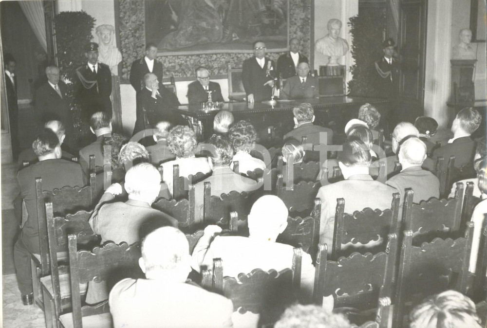 Fotografia d epoca originale 1956 ROMA  Convegno Resistenza Europea  Discorso di Umberto TERRACINI Foto 1