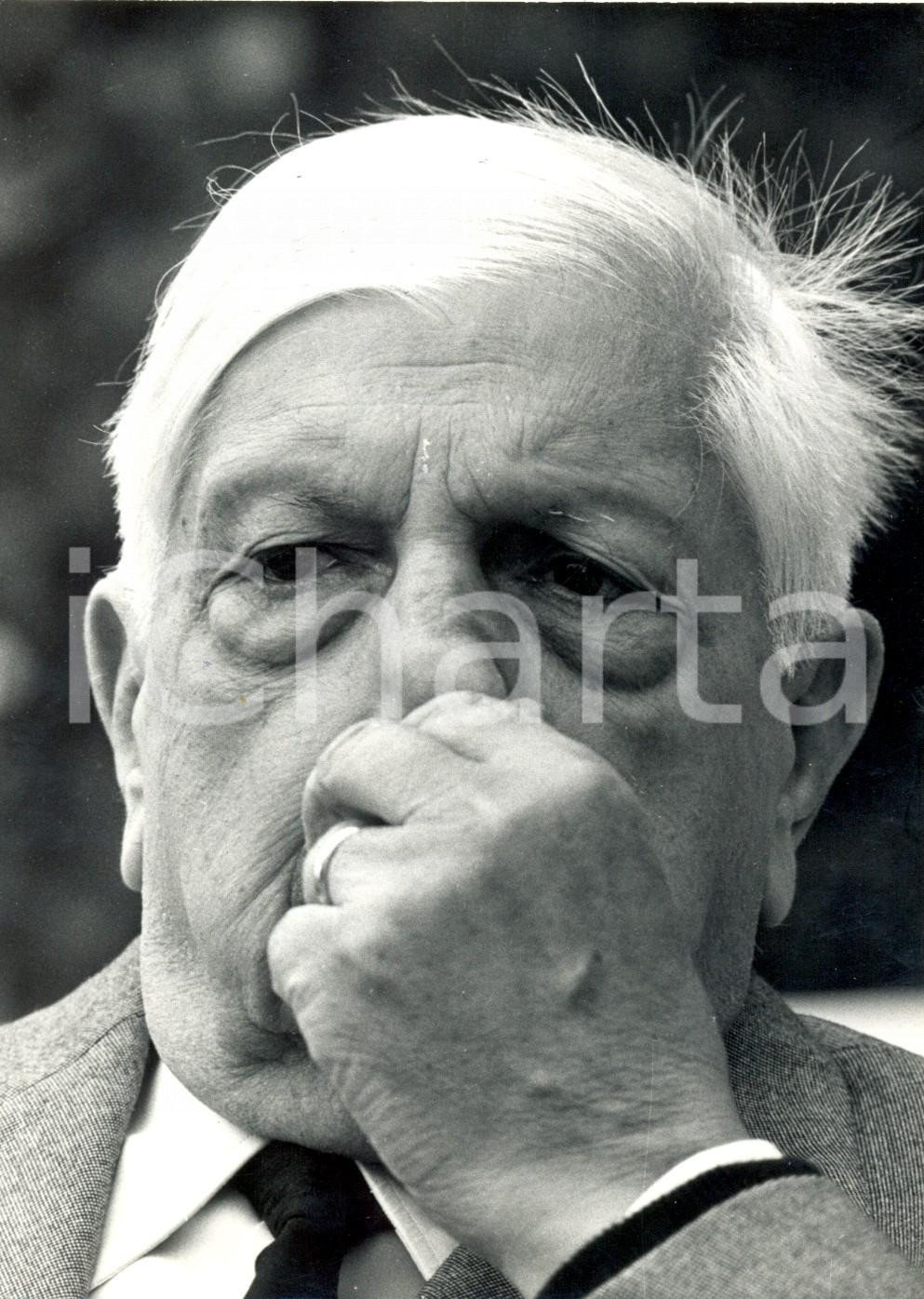 Fotografia d epoca originale 1972 36Â° MOSTRA DEL CINEMA DI VENEZIA  Ritratto di Giorgio DE CHIRICO Foto 1