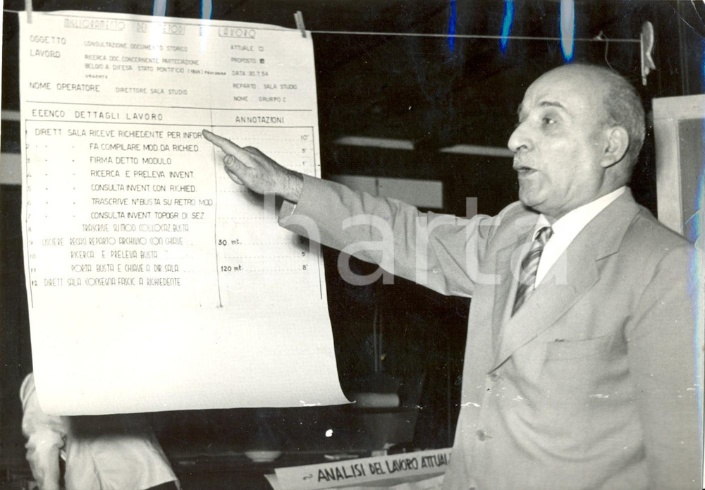 Fotografia d epoca originale 1954 MONTE TERMINILLO  Corso di addestramento per la Pubblica Amministrazione 1