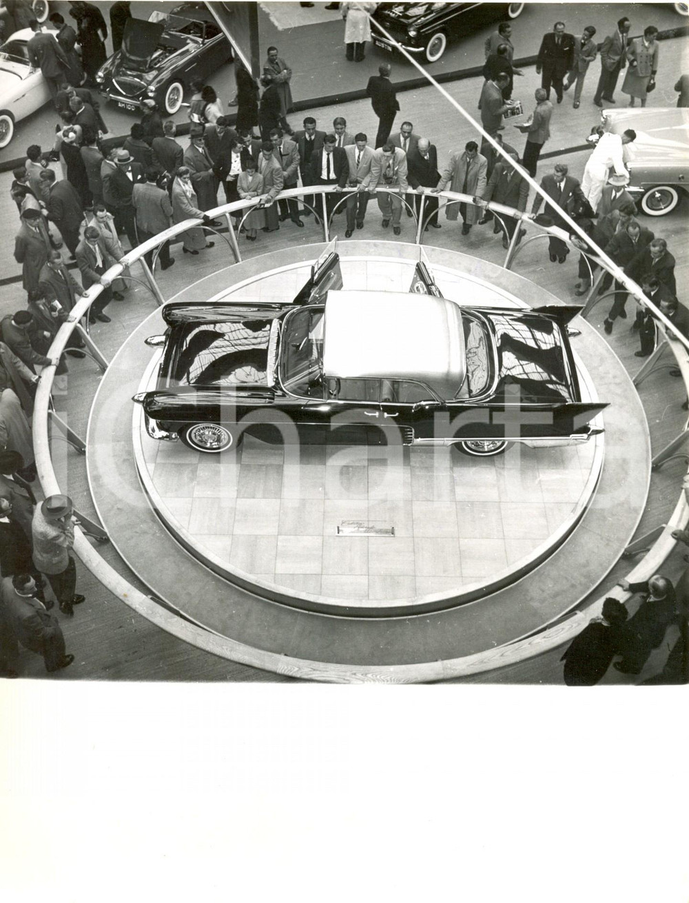 1955 PARIS Salone dell'automobile - CADILLAC Eldorado Convertible *Foto 18x24