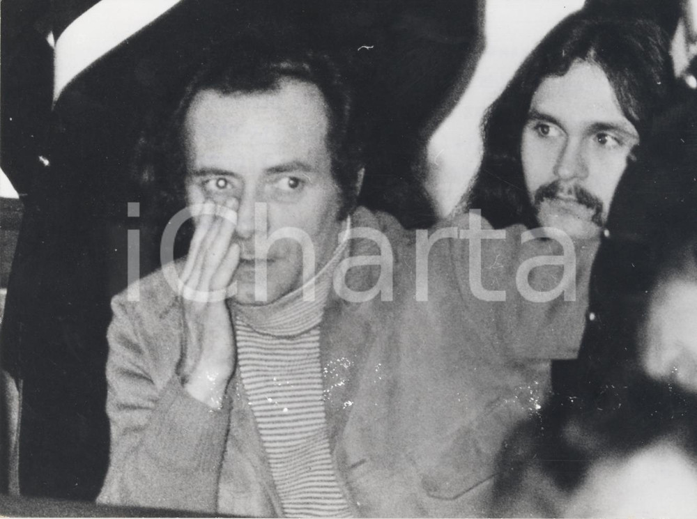 Fotografia d epoca originale 1972 ROMA  Ritratto dell anarchico Pietro VALPREDA Foto 18x13 cm 1