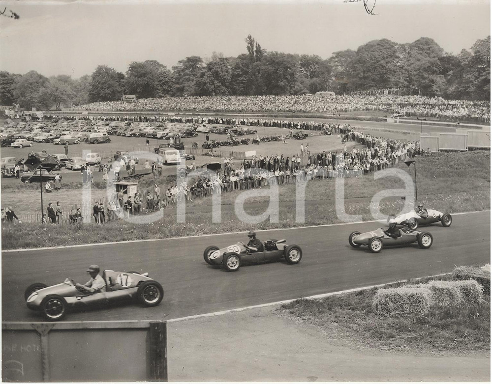 Fotografia d epoca originale 1956 LONDON Crystal Palace  Cars during the Redex Challange Trophy Race Photo 1