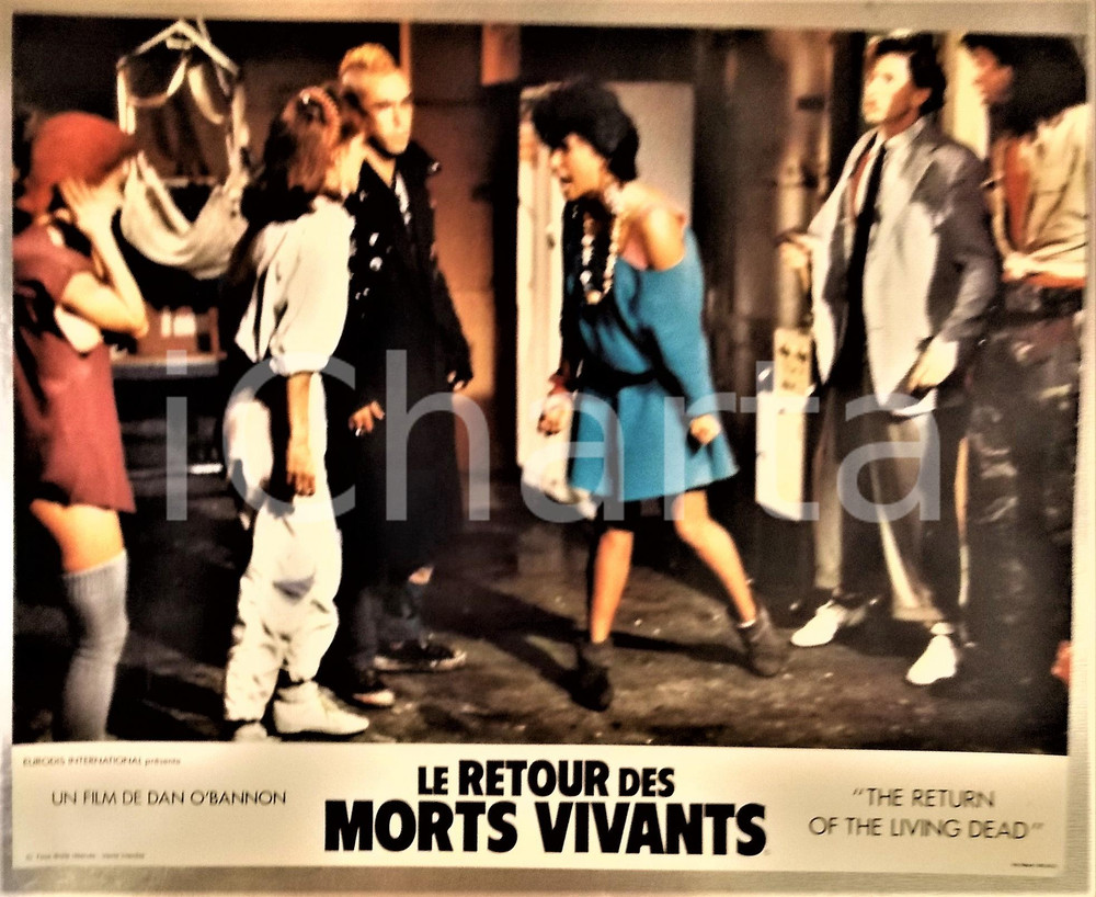 Fotografia d epoca originale 1985 THE RETURN OF THE LIVING DEAD Linnea QUIGLEY Brian PECK Lobby card 34x27 cm 1