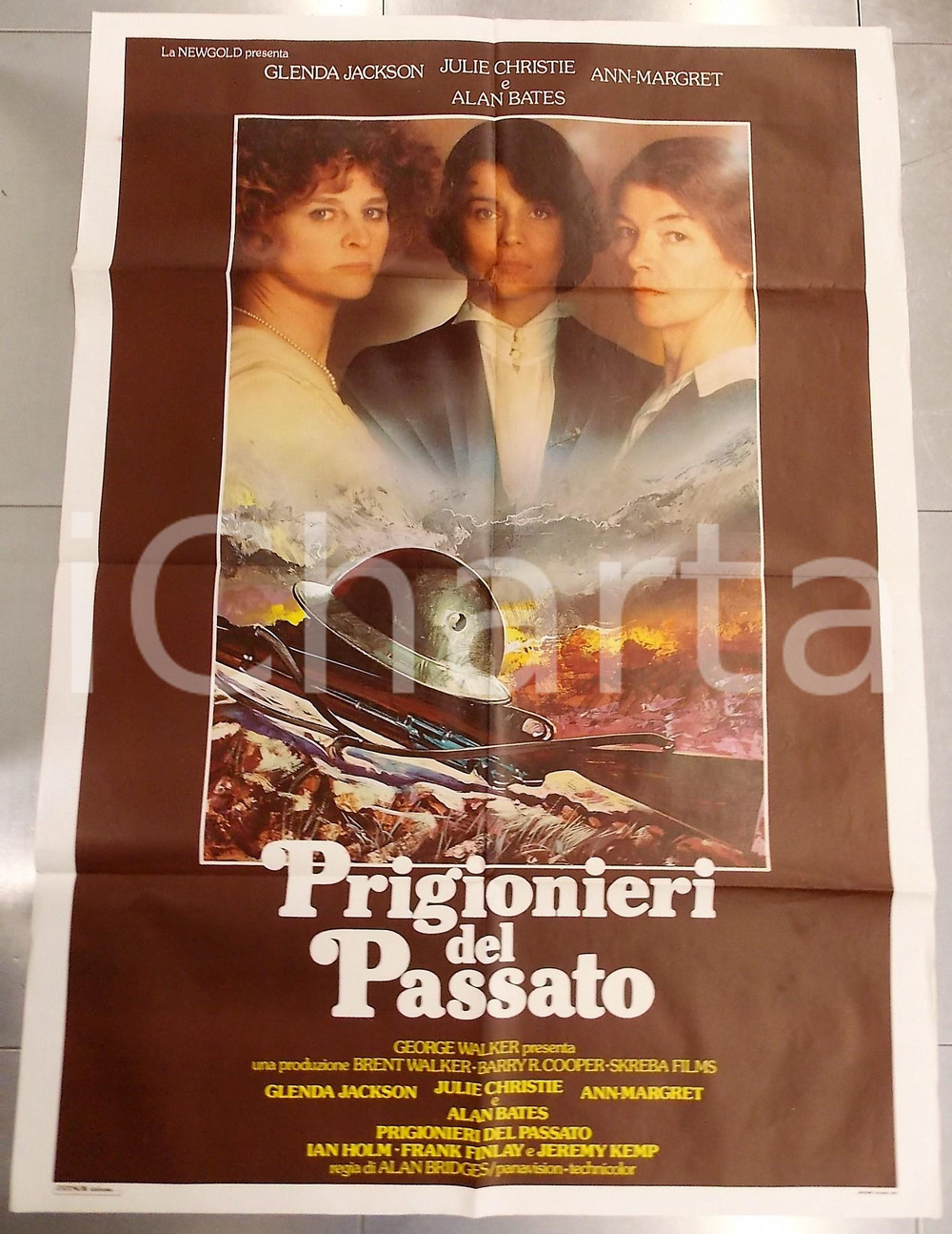 Materiale cinematografico d’epoca 1982 PRIGIONIERI DEL PASSATO Return of the Soldier  Julie CHRISTIE Manifesto 1