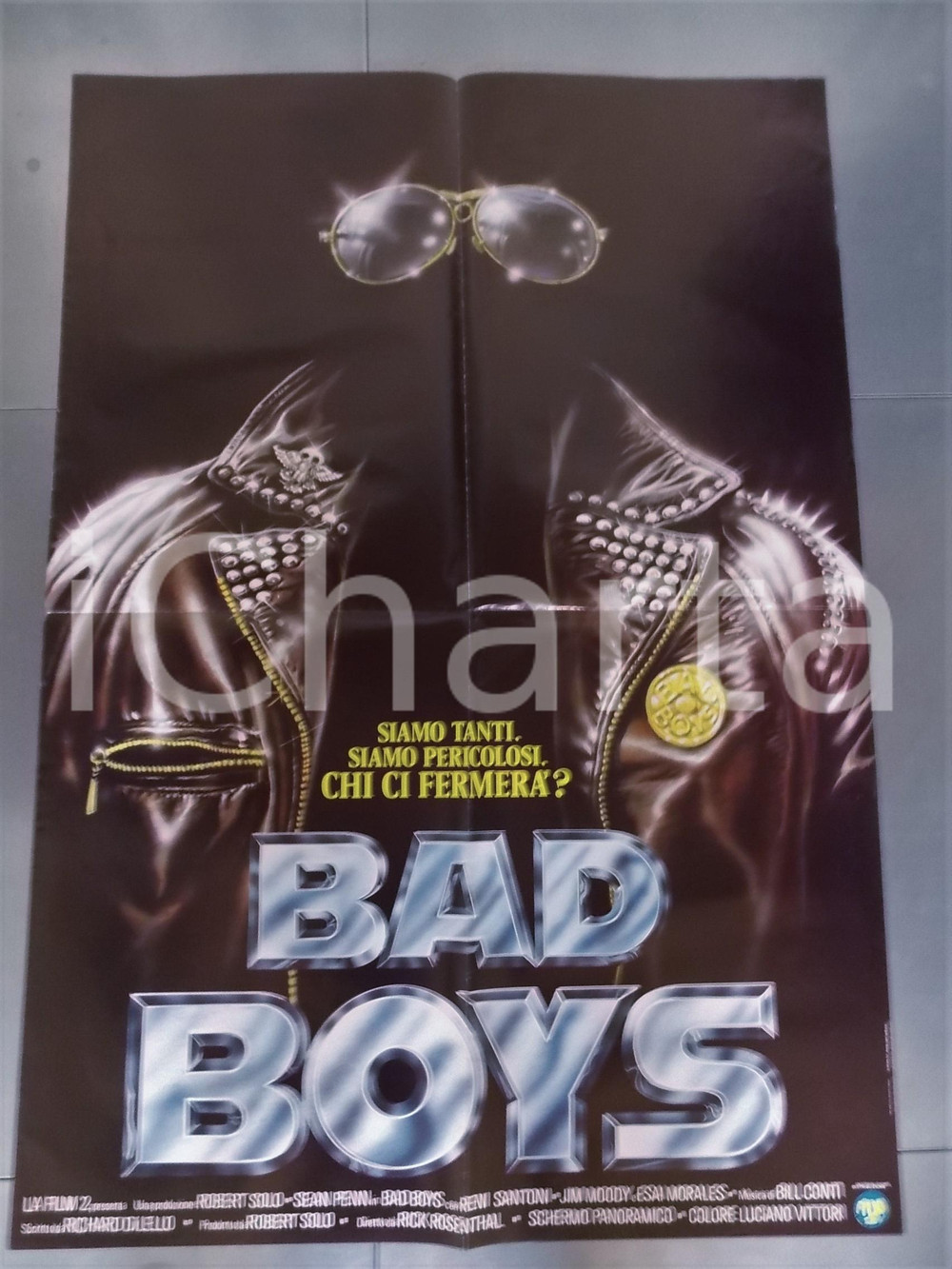 Materiale cinematografico d’epoca 1983 BAD BOYS Sean PENN Reni SANTONI Jim MOODY Rick ROSENTHAL Manifesto 60x80 1