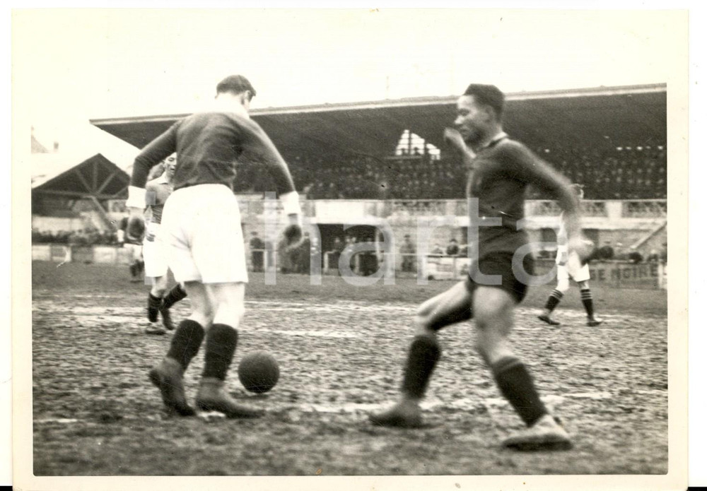 Fotografia d epoca originale 1950 ca FOOTBALL NAMUR B Championnat du 3e Corps d Armée  4e Génie Photo 1