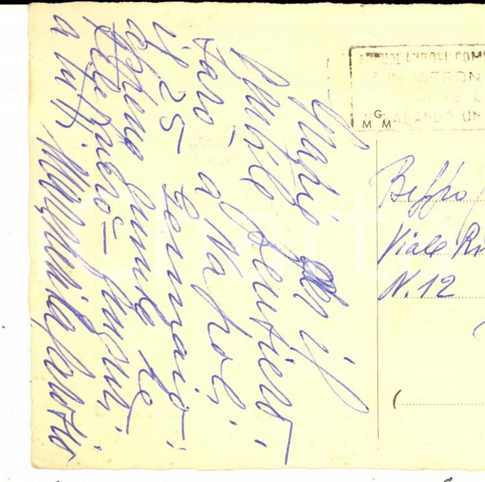 Autografo originale 1954 MILANO Soprano Margherita CAROSIO promette visita a Napoli  Autografo 1