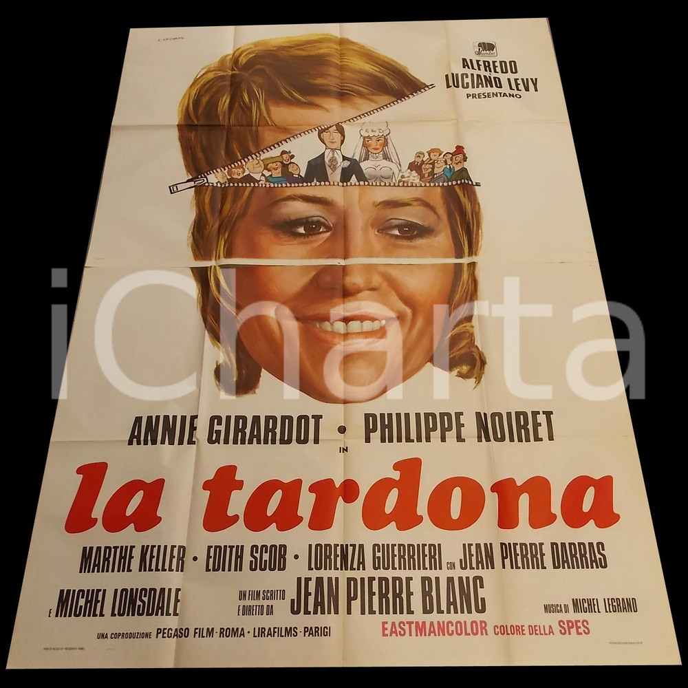 1972 LA TARDONA Old maid - Annie GIRARDOT Philippe NOIRET *Manifesto 140x200 cm