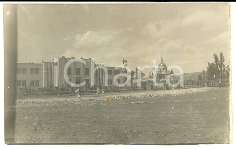 1937 AOI ADDIS ABEBA Palazzo dell'ex Parlamento abissino *Foto cartolina