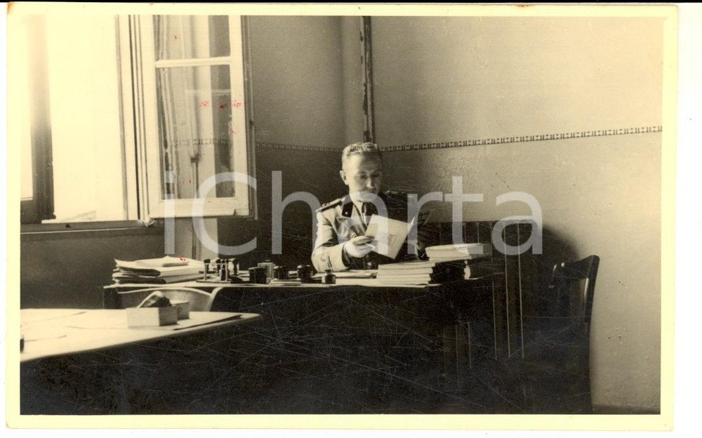 Fotografia d epoca originale 1940 BELLUNO CROCE ROSSA Stabilimento 1 cura Maria Bambina  Funzionario FOTO 1