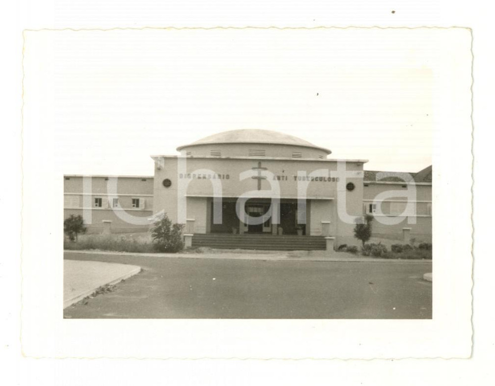 Fotografia d epoca originale 1960 ca LUANDA ANGOLA Veduta Dispensario Anti Tubercoloso  Foto VINTAGE 11x8 1