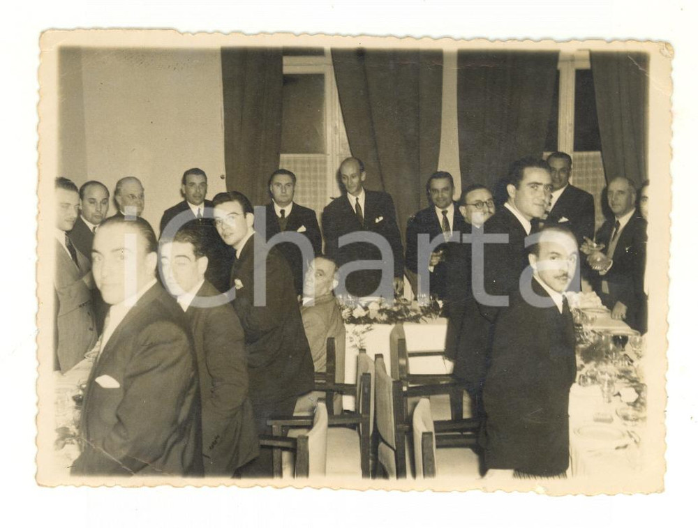 Fotografia d epoca originale 1949 PONTA DELGADA Hotel TERRA NOSTRA  Pranzo 23Â° anniversario CPRM  Foto 1
