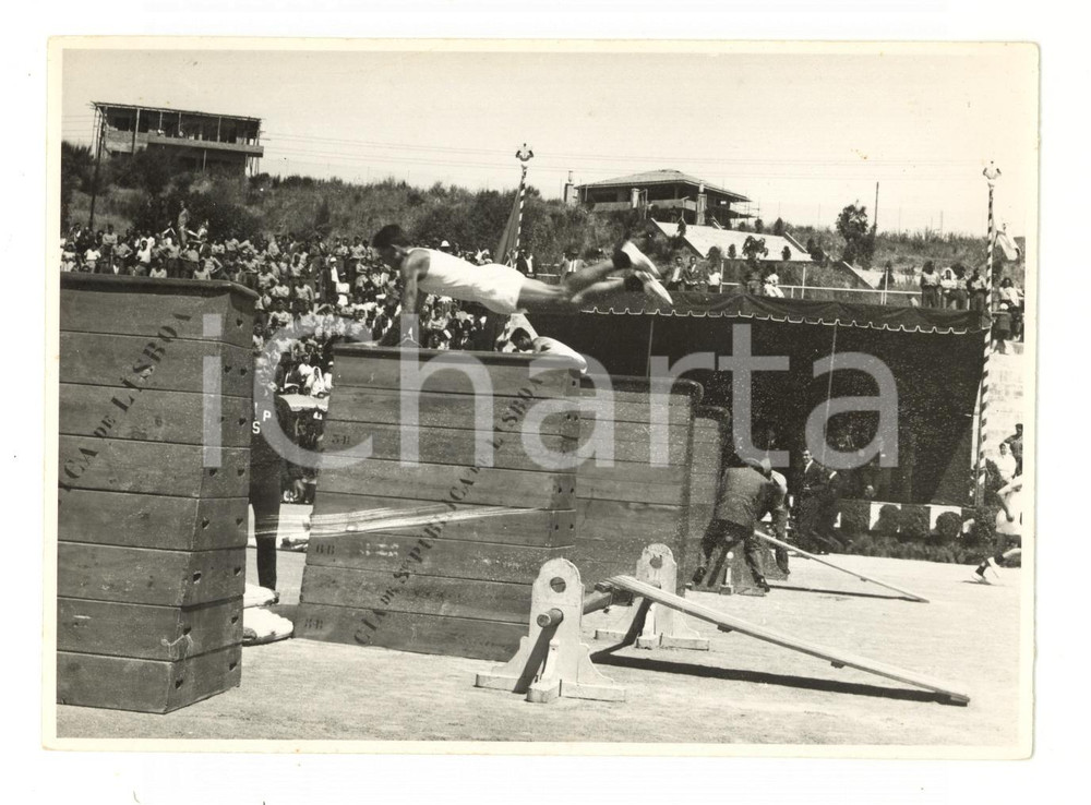1960 ca LISBOA Policia de Segurança Pública - Dimostrazione atletica *Foto 16x11