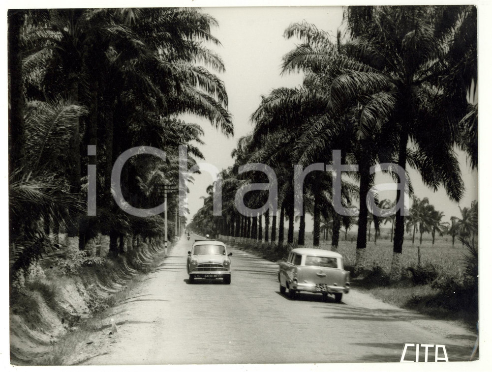 Fotografia d epoca originale 1970ca LOBITO Angola Estrada de Benguela REAL PHOTO cm 24 x 18 1