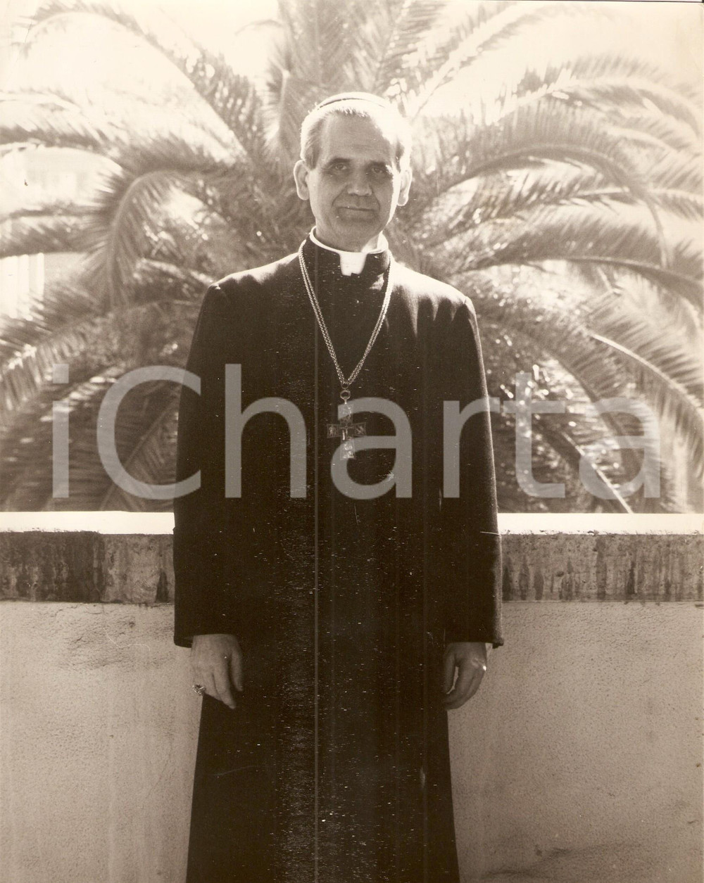 1955 ca VATICANO Ritratto del Cardinale Paul-Émile LÉGER *Foto 21x27 cm