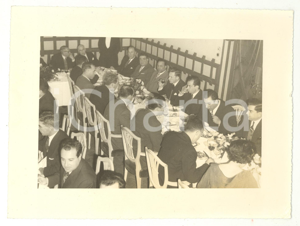 Fotografia d epoca originale 1960 LISBOA Pranzo di compleanno per J. RAMA   Foto VINTAGE 24x18 cm 1