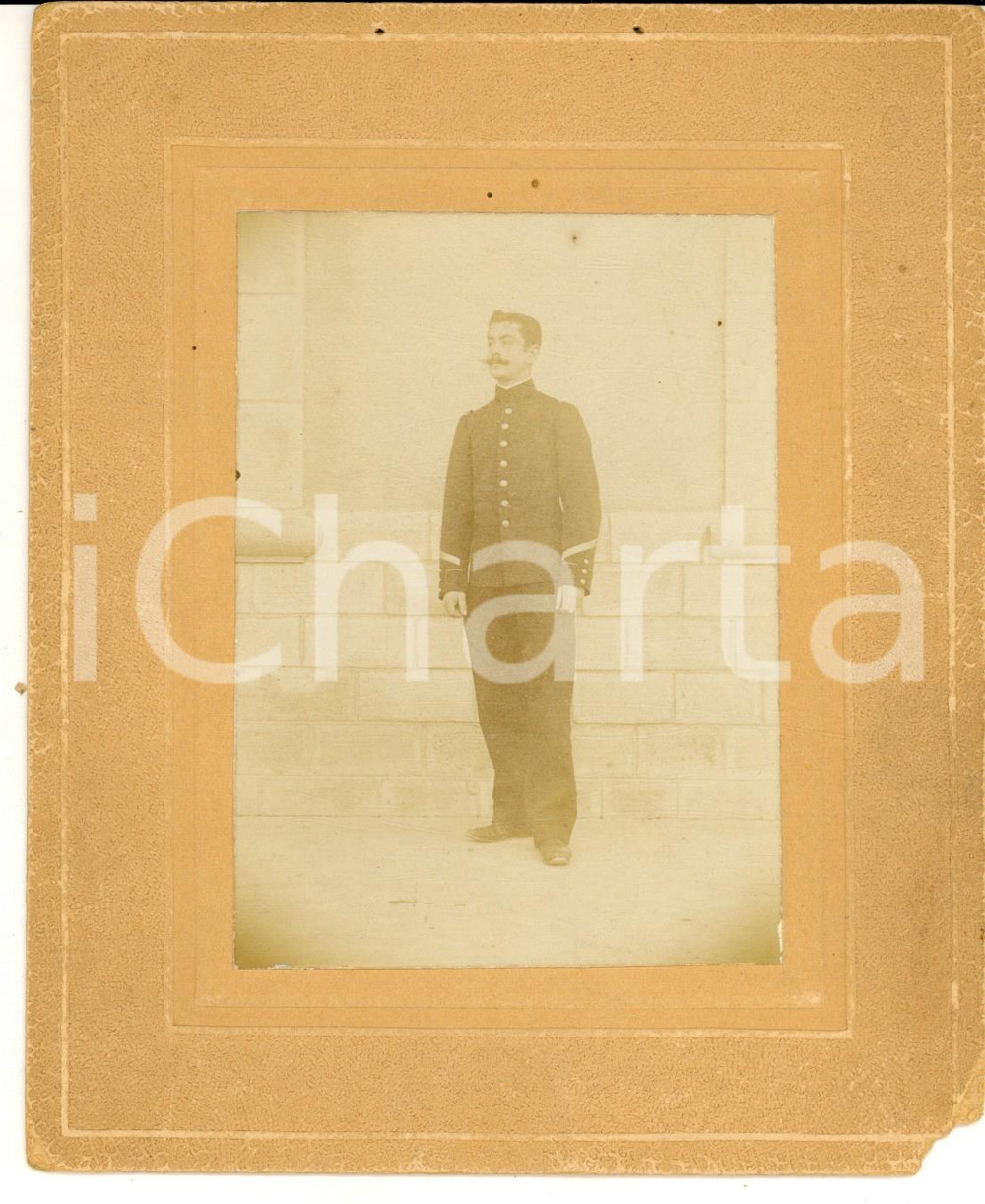 Fotografia d epoca originale 1915 ca WW1 ARMEE FRANCAISE Ritratto di ufficiale  Foto VINTAGE 14x17 cm 1