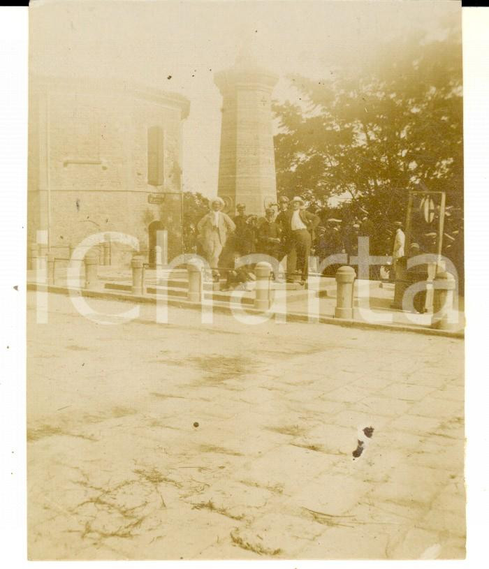 Fotografia d epoca originale 1906 REPUBBLICA DI SAN MARINO Visita a Borgo Maggiore Foto VINTAGE 8x10 cm 1