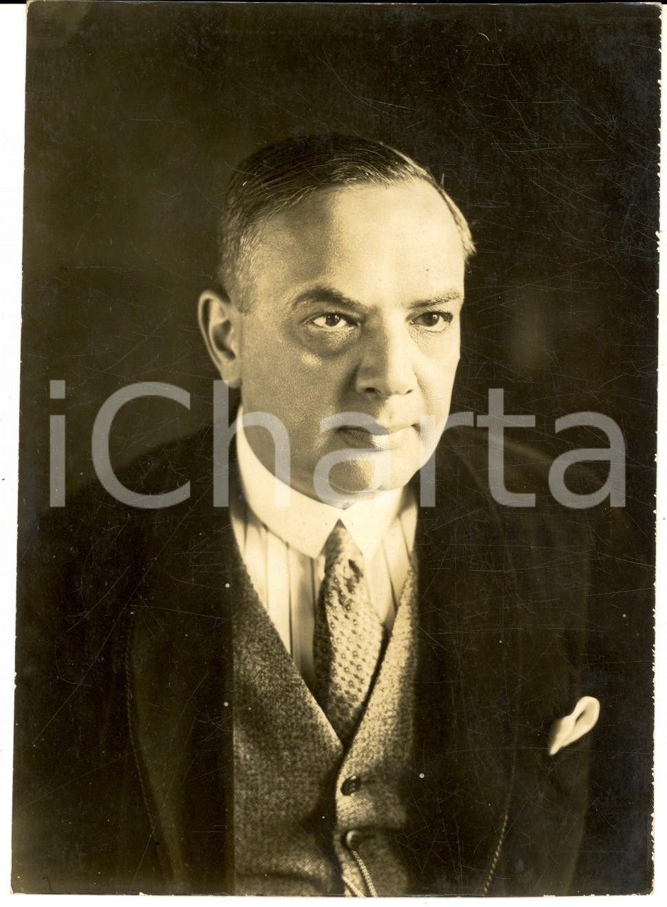 Fotografia d epoca originale 1930 ca BERLIN Ritratto di Peter SILBERMANN fondatore dell Abendgymnasium Foto 1