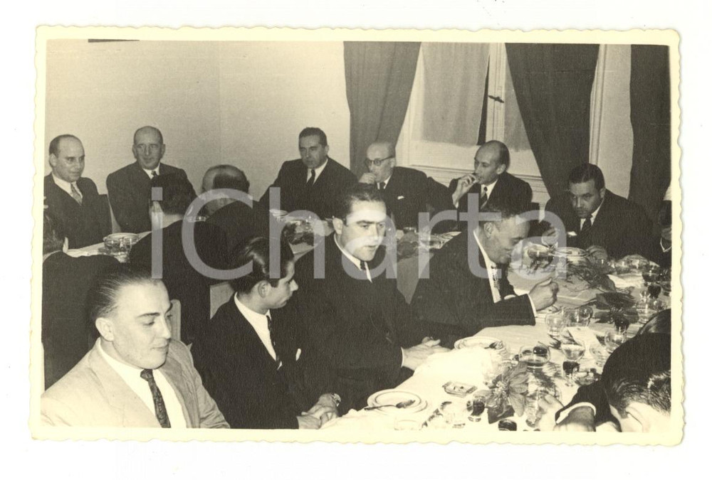 Fotografia d epoca originale 1951 PONTA DELGADA Hotel TERRA NOSTRA  Pranzo 25Â° anniversario CPRM  Foto 1