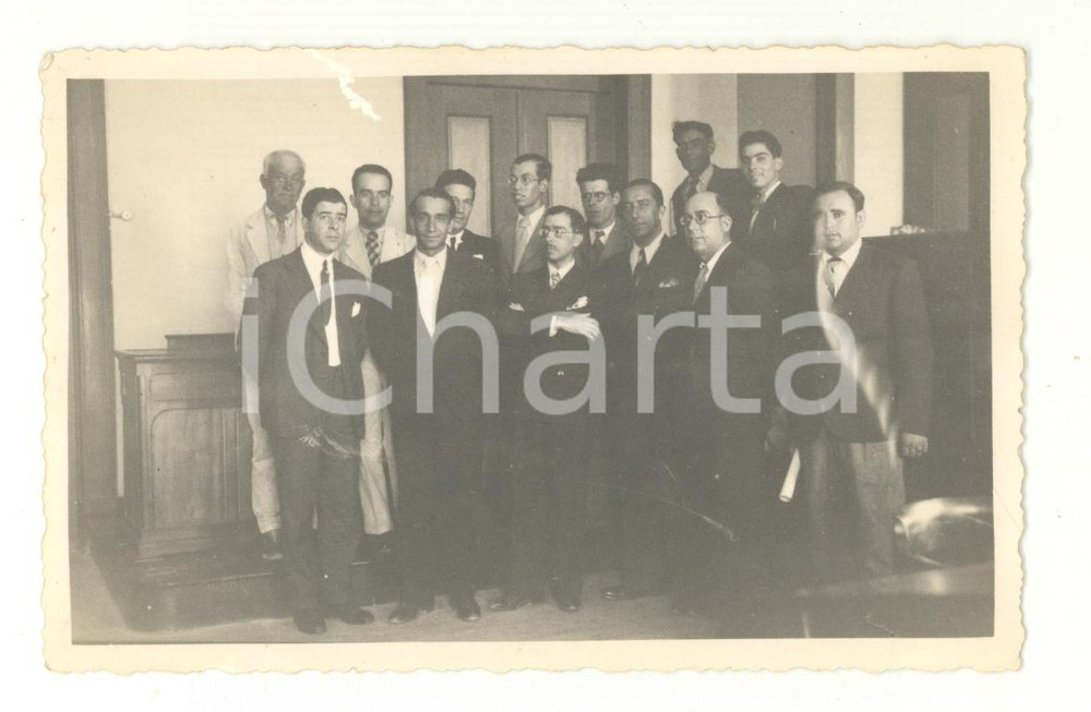 Fotografia d epoca originale 1938 PORTUGAL  Collegio di giudici  Fotografia VINTAGE 13x8 cm 1