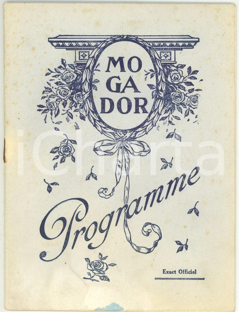 Libro, pubblicazione d epoca 1930 ca PARIS ThÃ©Ã¢tre MOGADOR  ComÃ©die RoseMarie  Programme 16 pp. 1