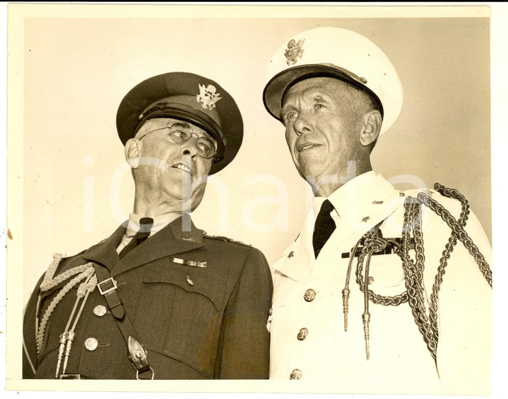 Fotografia d epoca originale 1939 WASHINGTON General Malin CRAIG and Brig. General George C. MARSHALL Photo 1
