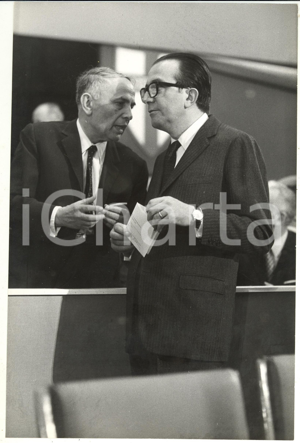 Fotografia d epoca originale 1969 ROMA XI Congresso DEMOCRAZIA CRISTIANA  Giulio ANDREOTTI Foto 20x30 1