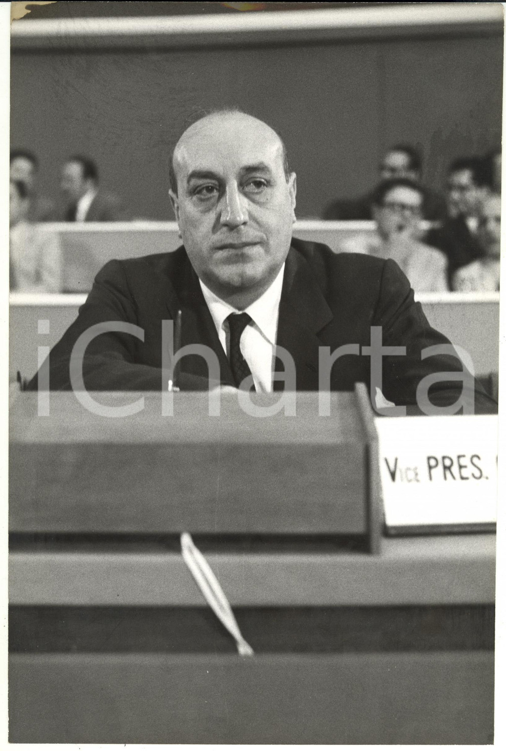 Fotografia d epoca originale 1969 ROMA XI Congresso DEMOCRAZIA CRISTIANA  Carlo RUSSO Foto 20x30 cm 1