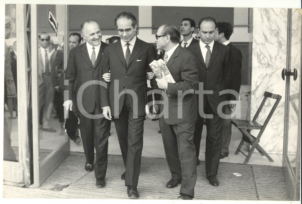 Fotografia d epoca originale 1969 ROMA XI Congresso DEMOCRAZIA CRISTIANA  Emilio COLOMBO Foto 30x20 cm 1