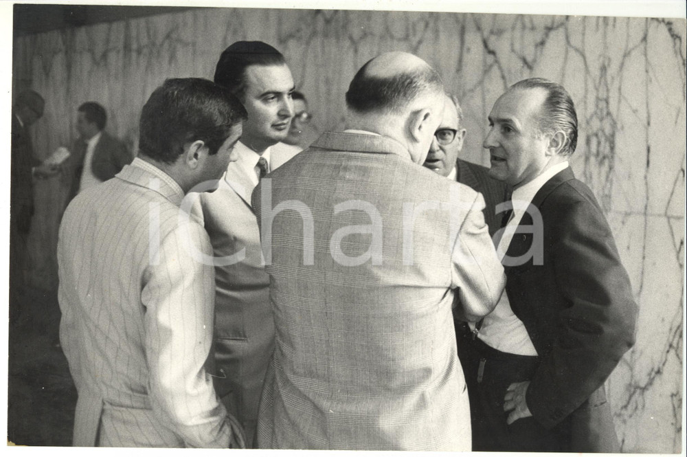 Fotografia d epoca originale 1969 ROMA Oscar Luigi SCALFARO all XI Congresso Nazionale DC Foto 30x20 cm 1