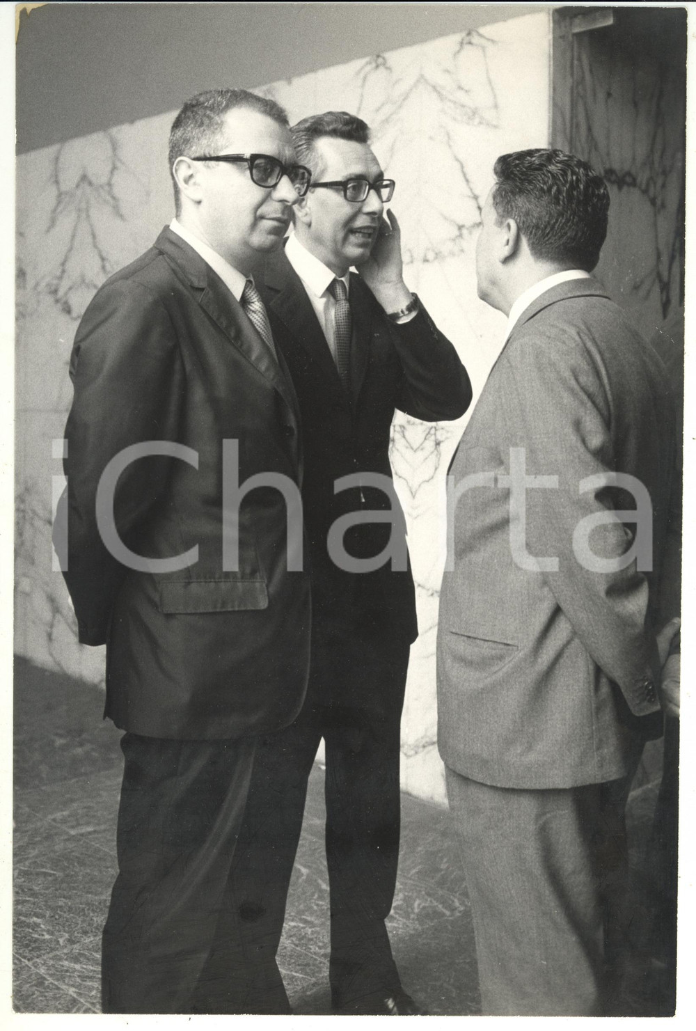 Fotografia d epoca originale 1969 ROMA Arnaldo FORLANI all XI Congresso Nazionale DC Foto 20x30 1